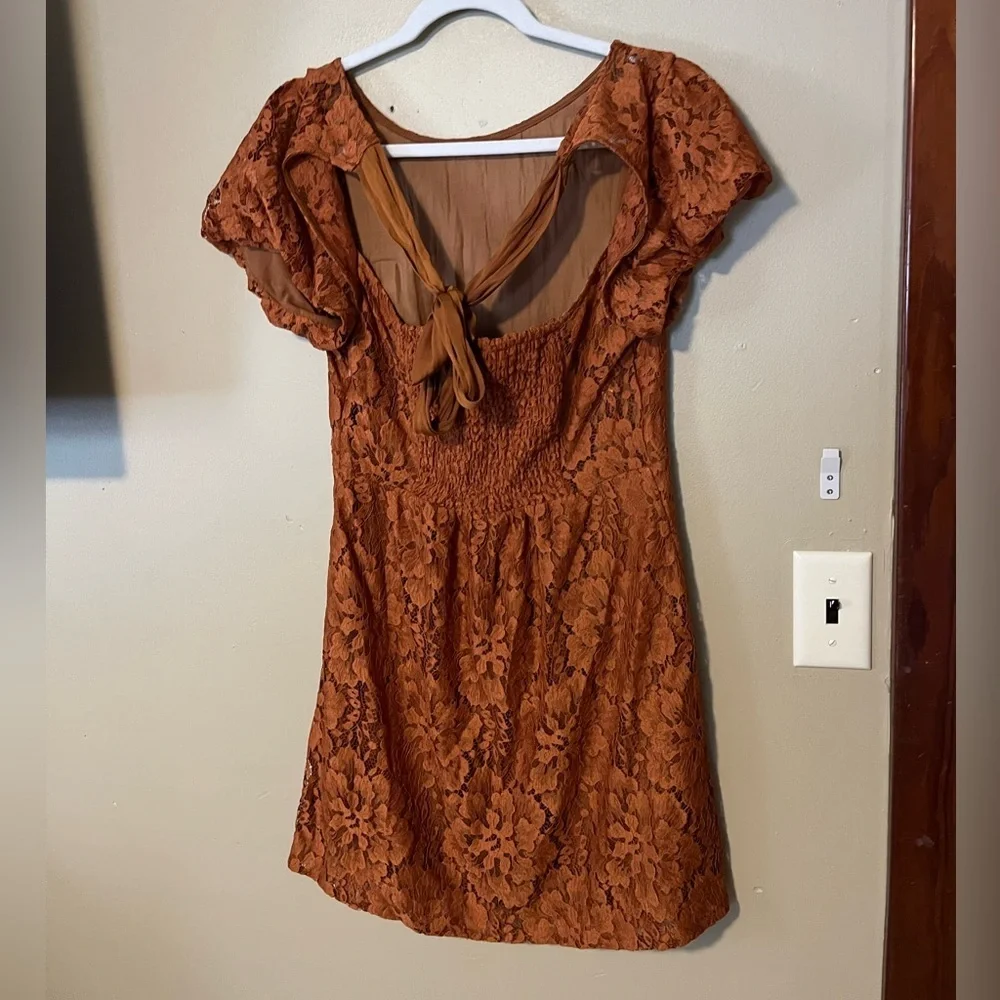 Free People Hailee Lace Mini Dress